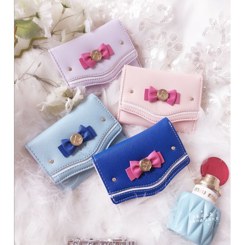 PU Wallet Manufacturer - OEM/ODM Fashion Cute Bow Coin Purse Sailor