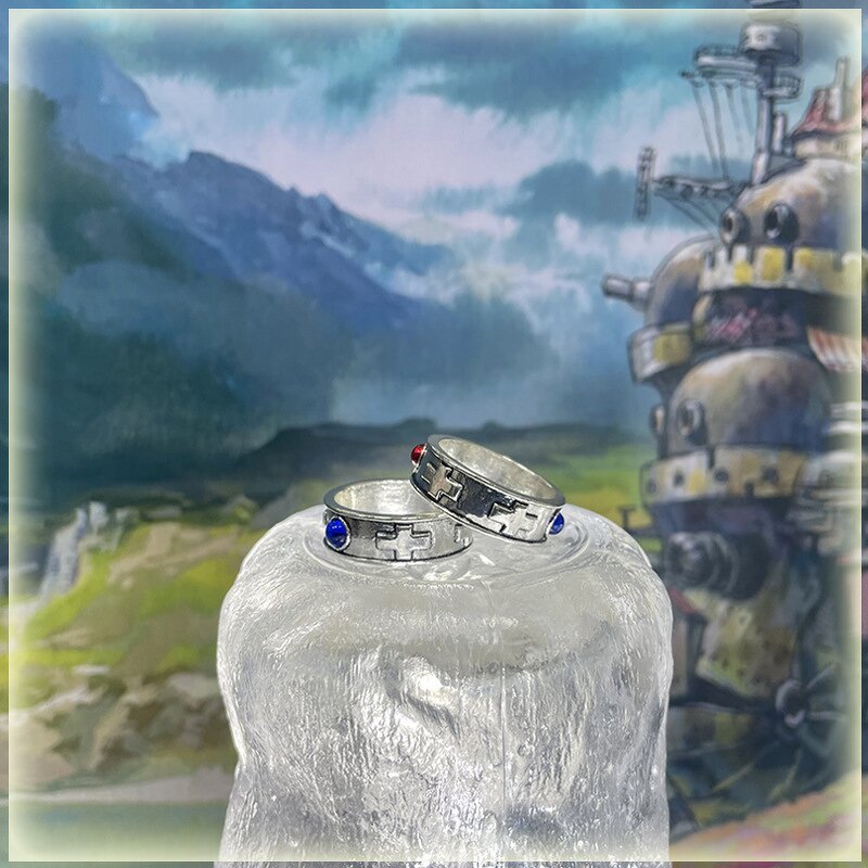 Anime Ring Manufacturer - OEM/ODM Movie Sophie Ruby Sapphire Couple