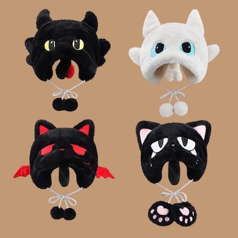 Plush Hat Manufacturer - OEM/ODM Fashion Cute Dinosaur Cat Warm