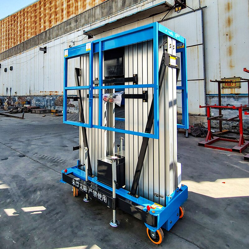 Single Double Mast Lift Factory - Aluminum Alloy Platform Hydraulic Electric Manlift