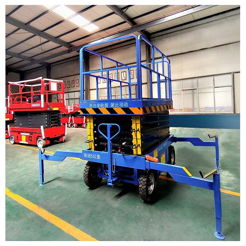 Electric Hydraulic Scissor Lift Factory - 2025 Popular Full Electric 4m-10m