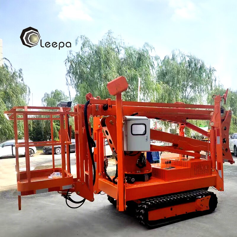 Crawler Cherry Picker Factory - Off Road Tracked Boom Spider Manlift Articulated