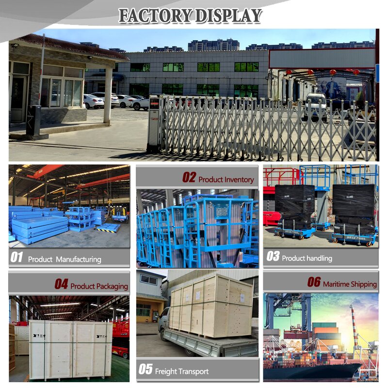 Hydraulic Lift Platform Manufacturer - Electric 4m~12m Aluminum Man Lift AC