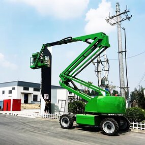 Curved Arm Aerial Work Vehicle Supplier - Street Lamp Installation High-altitude Platform