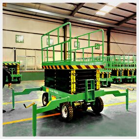 Movable Scissor Lift Manufacturer - 18m 500kg Electric Hydraulic Mobile