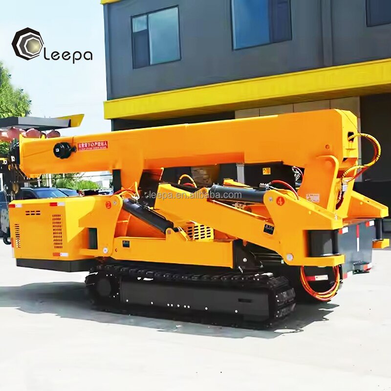 Crawler Mobile Spider Crane Supplier - CE Certified 1.2T-8T Hydraulic Home Use