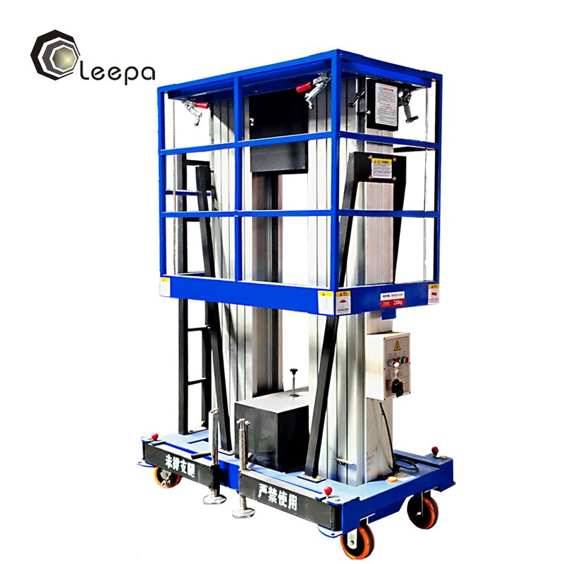 Dual Mast Aluminum Lifter Factory - Electric Machine Mini Hydraulic Lift Platform