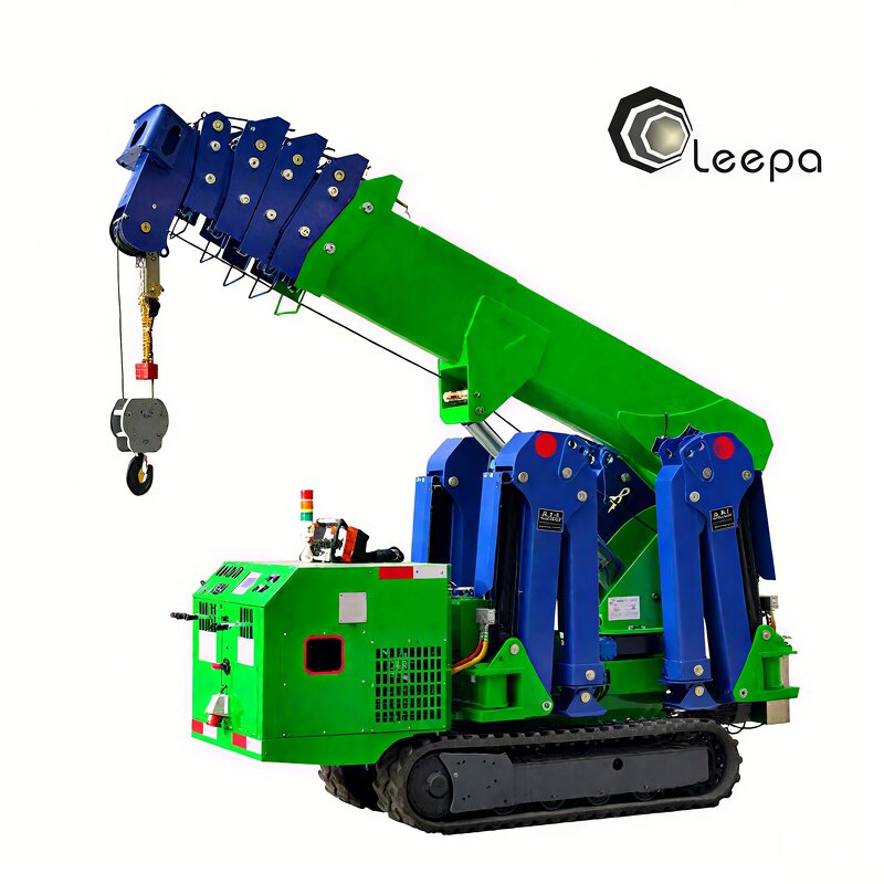 Spider Crane Manufacturer - 10 Ton Full-hydraulic Transmission Cheap Price