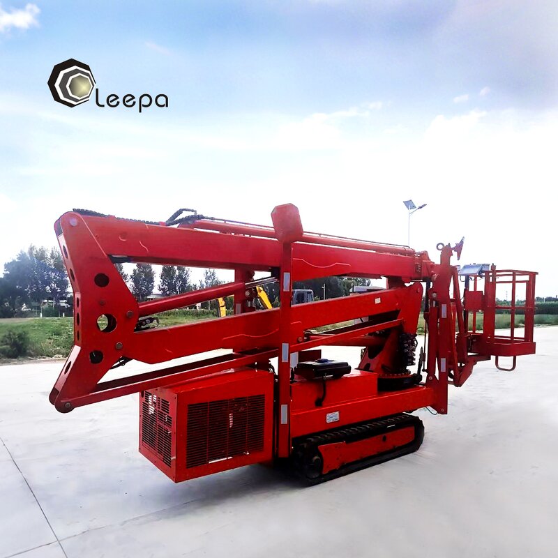 Crawler Cherry Picker Manufacturer - Tracked Off Road Boom Spider Manlift Telescopic