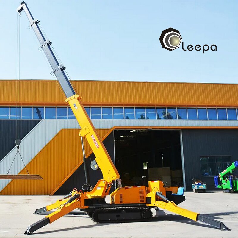 Track Spider Crane Supplier - 3 Ton Lifting Height 10m With Articulating Arm