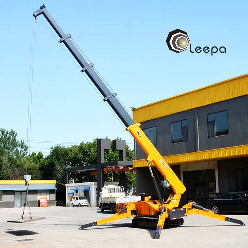 Crawler Crane Manufacturer - 360 Degree Portable 3T 5T 8T 12T Spider