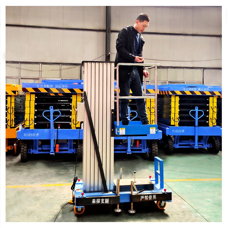 Electric Working Lift Table Supplier - 10 Meter Height 130kg Loading Plug-in Type
