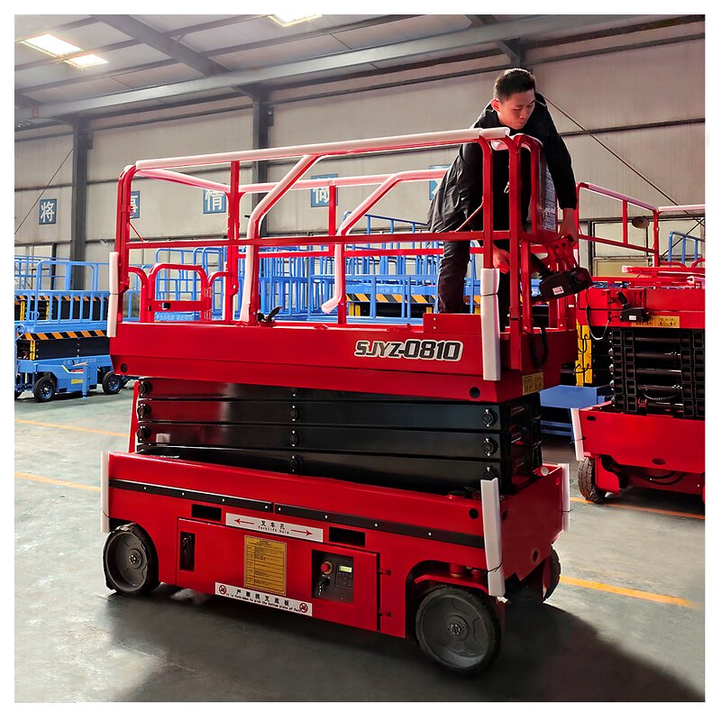 Self Propelled Scissor Lift Manufacturer - 300-550kg Load Capacity High Quality