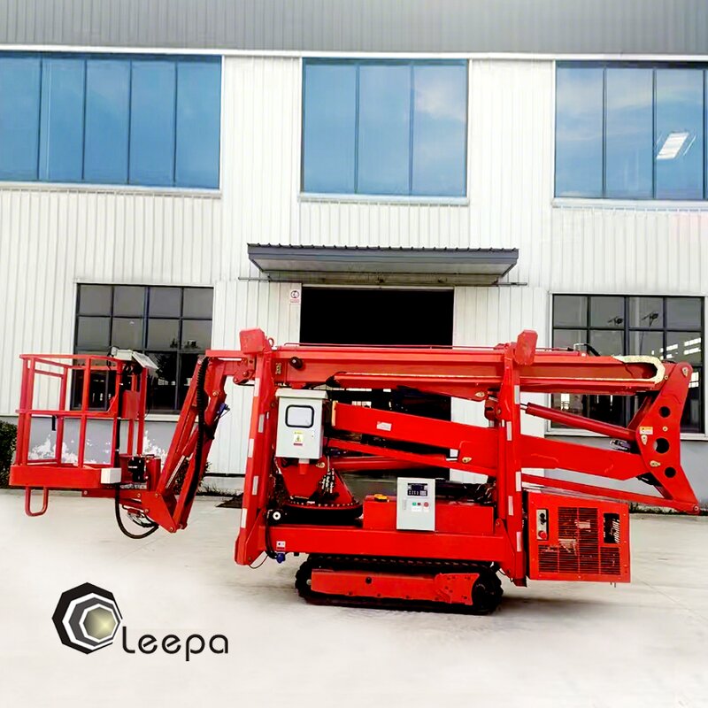 Crawler Cherry Picker Manufacturer - Tracked Off Road Boom Spider Manlift Telescopic