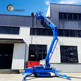 Crawler Cherry Picker Factory - Off Road Tracked Boom Spider Telescopic Manlift
