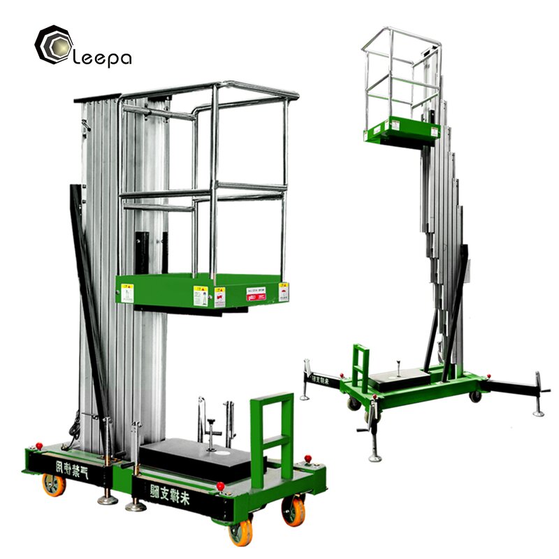 Electric Single Mast Lift Manufacturer - Aluminum Alloy Telescopic Self-propelled