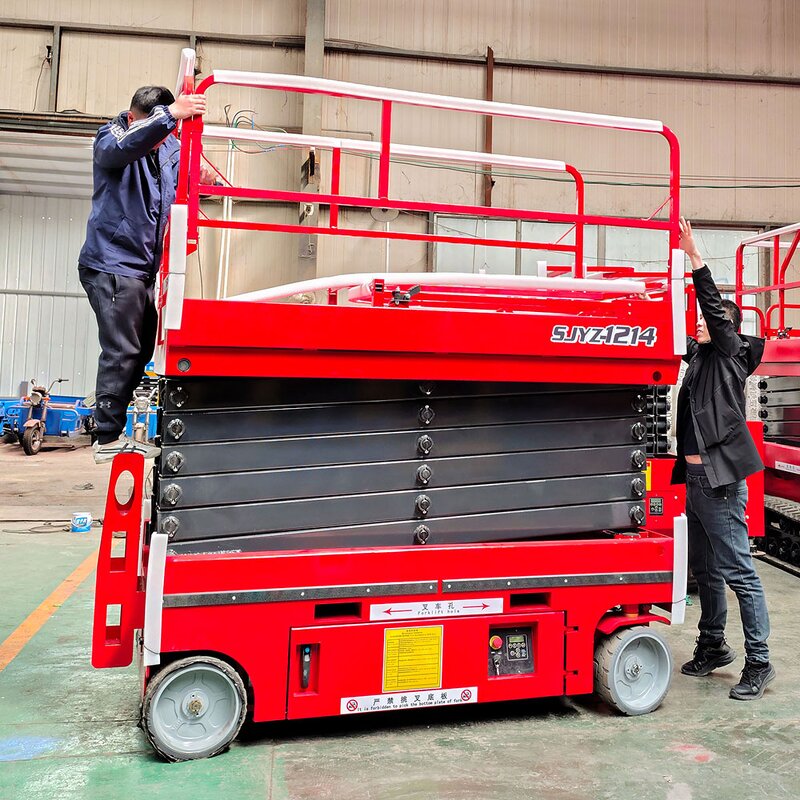 Electric Scaffold Lift Manufacturer - Self Hydraulic Battery Scissor Lifting