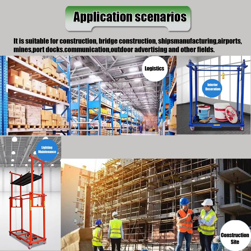 Hydraulic Electric Scaffolding Lift Supplier - Construction Mobile Scaffold Lift