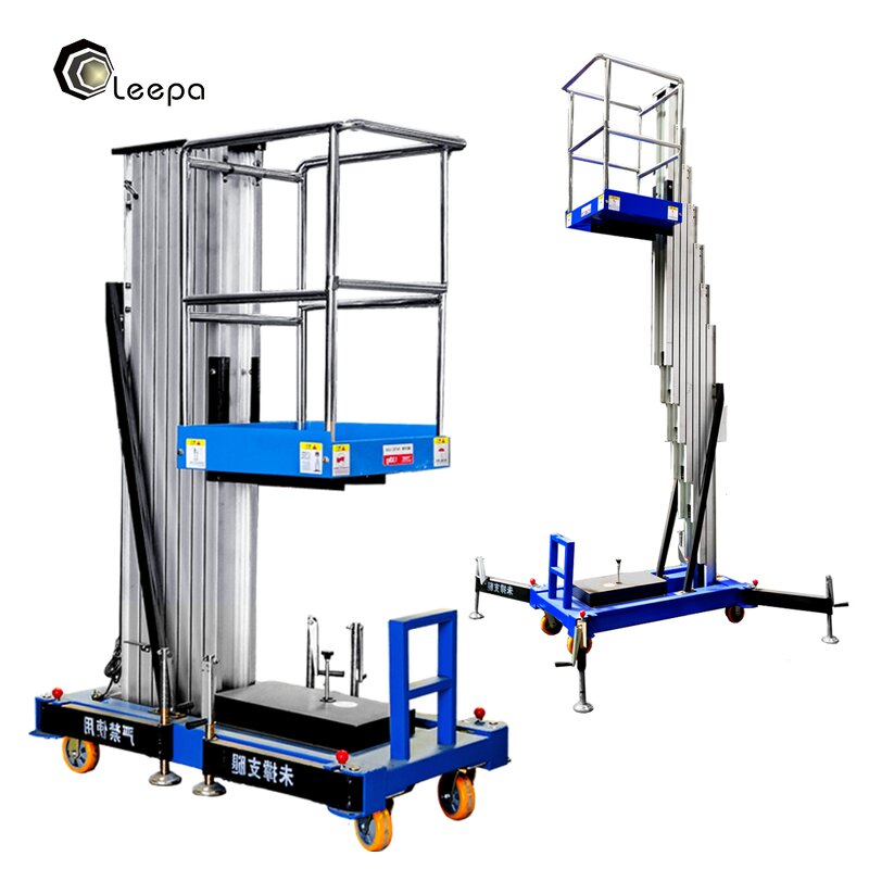 Hydraulic Lift Platform Factory - 4m-12m Aerial Manlift with Remote Control