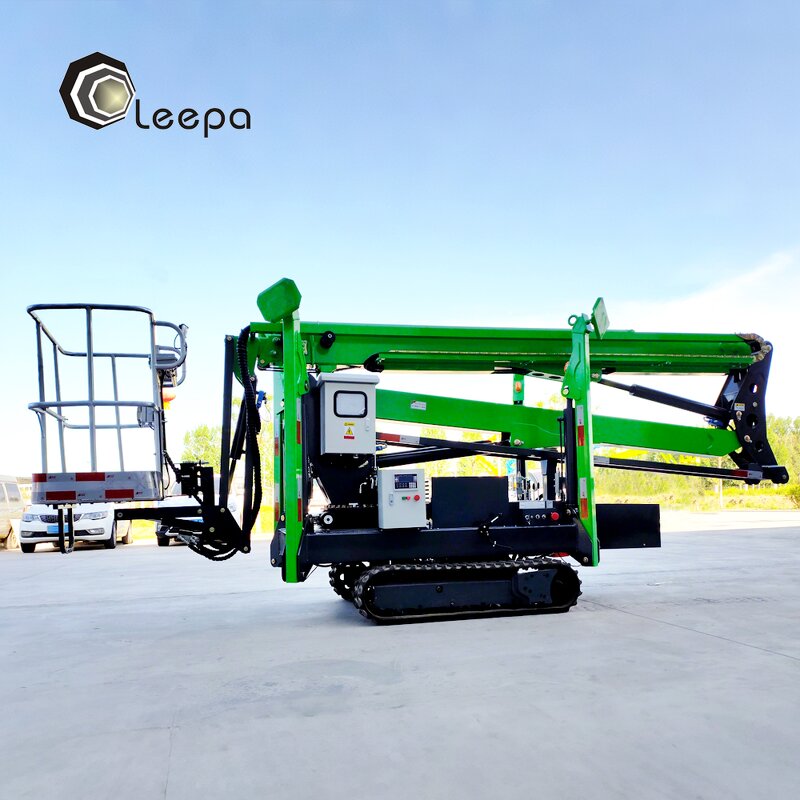 Crawler Cherry Picker Factory - Off Road Tracked Boom Spider Telescopic Manlift