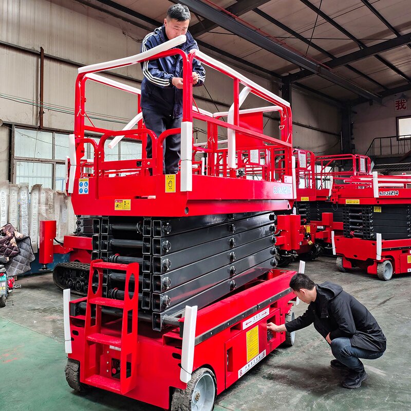 Battery Powered Scissor Lift Factory - Hydraulic Driven Self Propelled Platform