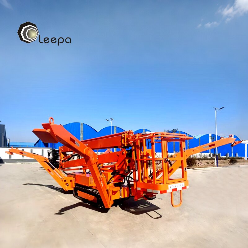 Crawler Cherry Picker Manufacturer - Tracked Off Road Boom Spider Telescopic Manlift