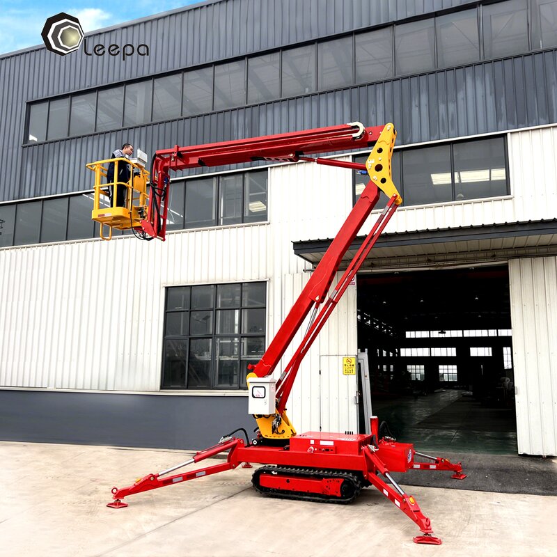 Crawler Cherry Picker Factory - Tracked Off Road Spider Lift Table Articulated