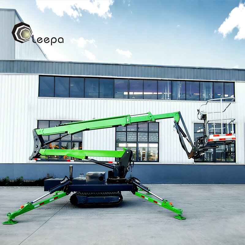 Crawler Cherry Picker Factory - Tracked Off Road Boom Spider Lift Table