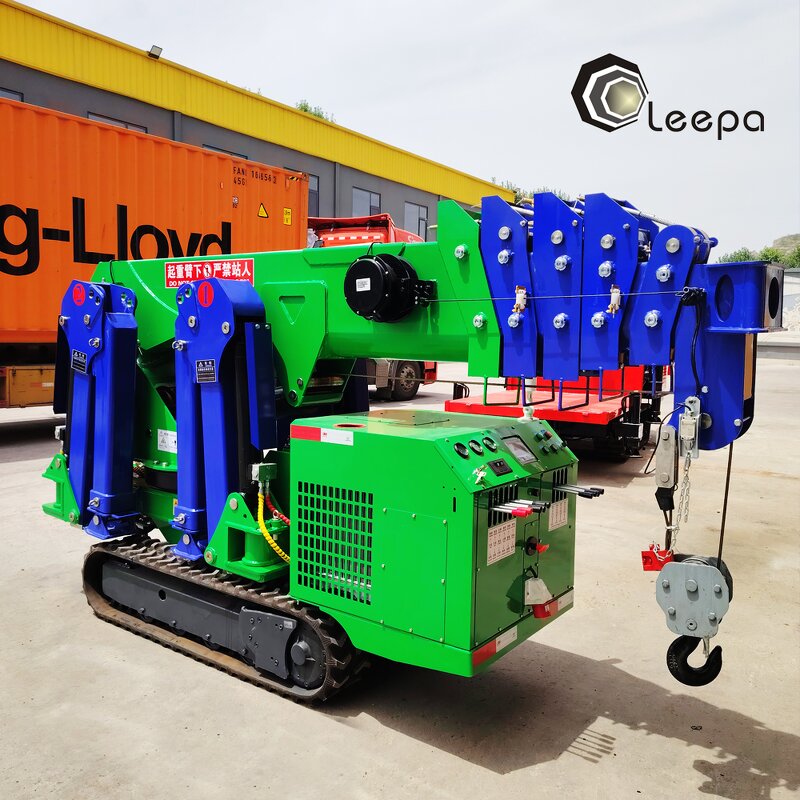 Spider Crane Manufacturer - 10 Ton Full-hydraulic Transmission Cheap Price