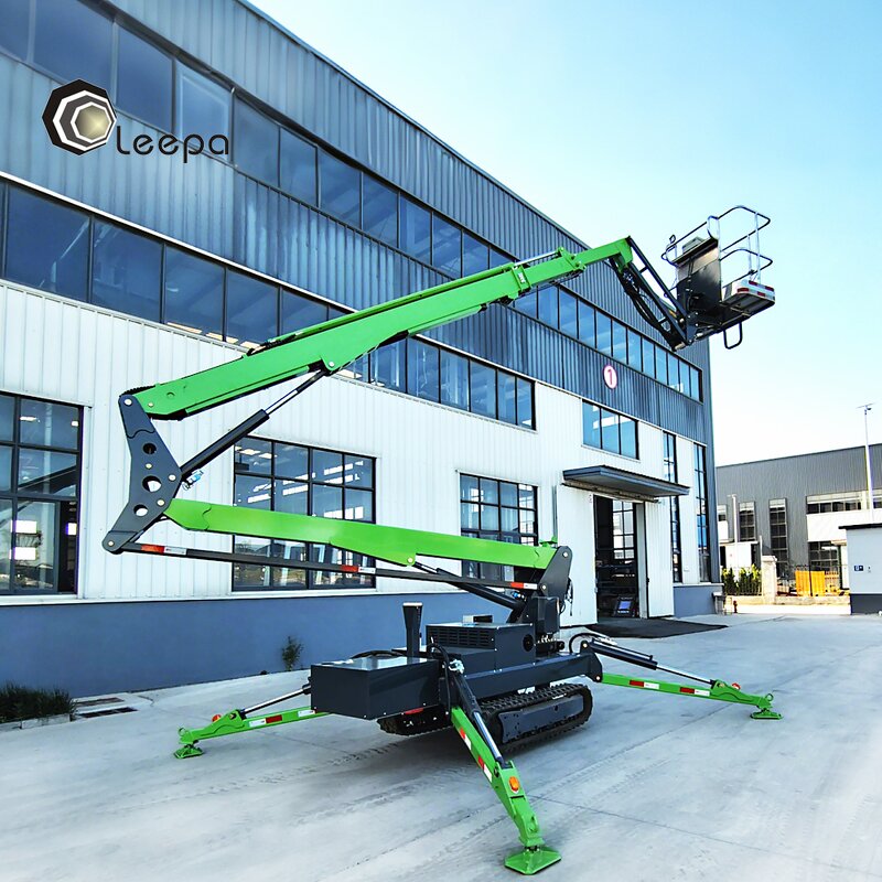 Crawler Cherry Picker Factory - Tracked Off Road Boom Spider Lift Table