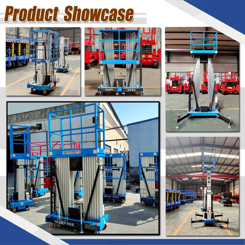 Vertical Mast Lifts Supplier - Wholesale 4-14M Double Mast Aluminum Alloy