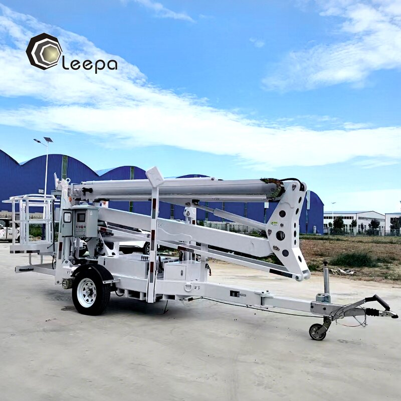 Hydraulic Man Lift Factory - 10m-20m Towable Spider Boom Aerial Work