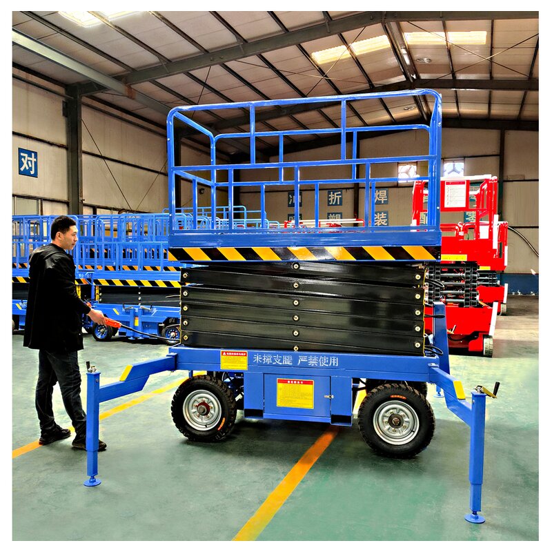 Electric Mobile Scissor Lift Manufacturer - 14m Work Height 500kg Capacity