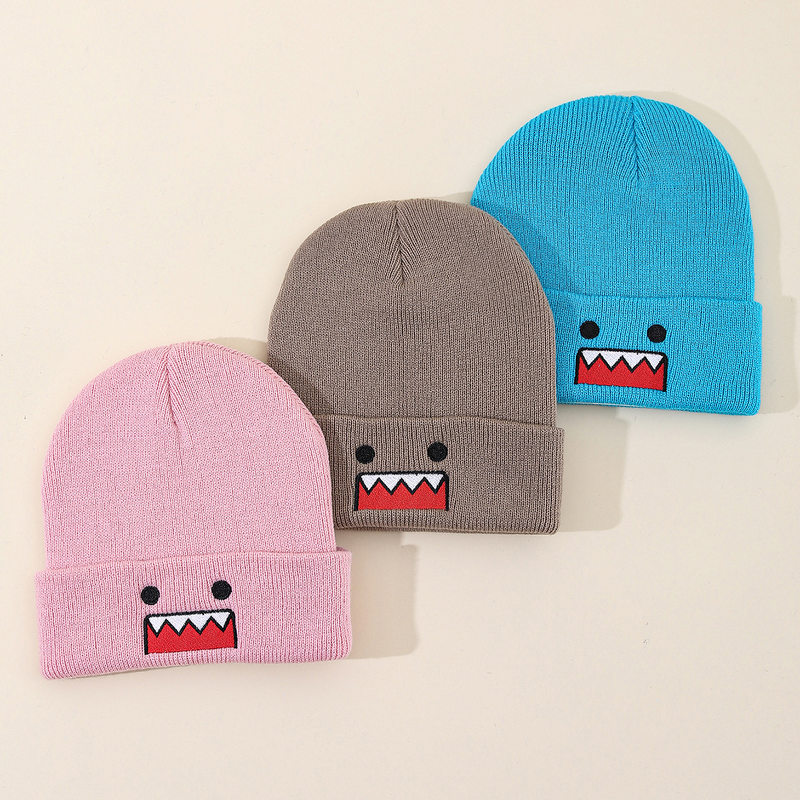 Knitted Hat Manufacturer - OEM/ODM Ins Cartoon Embroidery Funny Autumn
