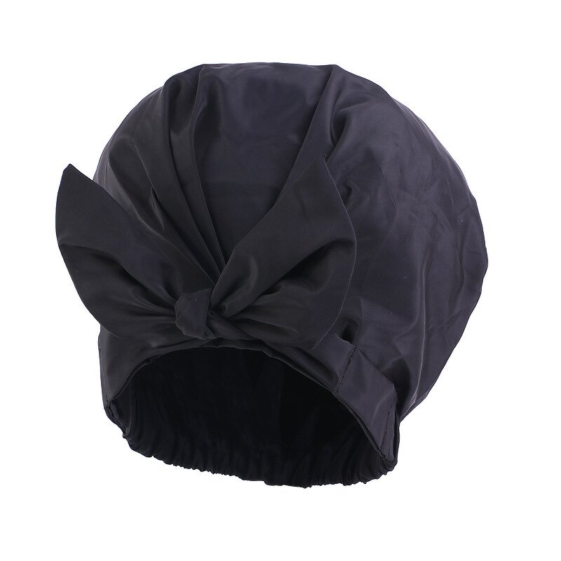 Shower Cap Manufacturer - Wholesale Fashion Waterproof Solid Color Satin