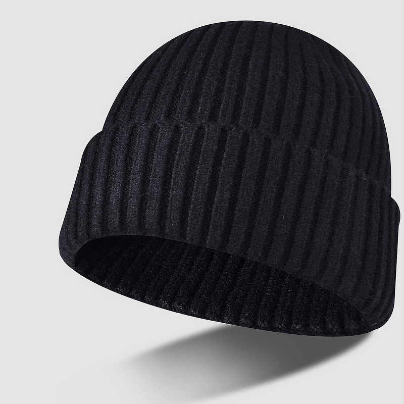 Knitted Hat Manufacturer - OEM/ODM Thickened Autumn Winter Trend Solid Color
