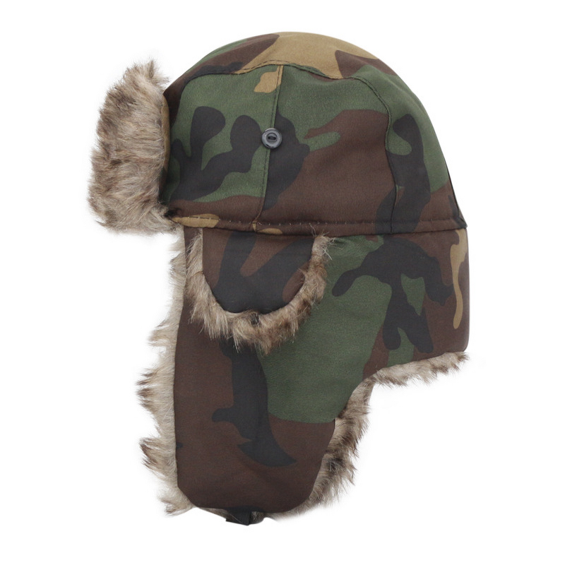 Pilot Hat Manufacturer - OEM/ODM Winter Camouflage Cycling Windproof Cold