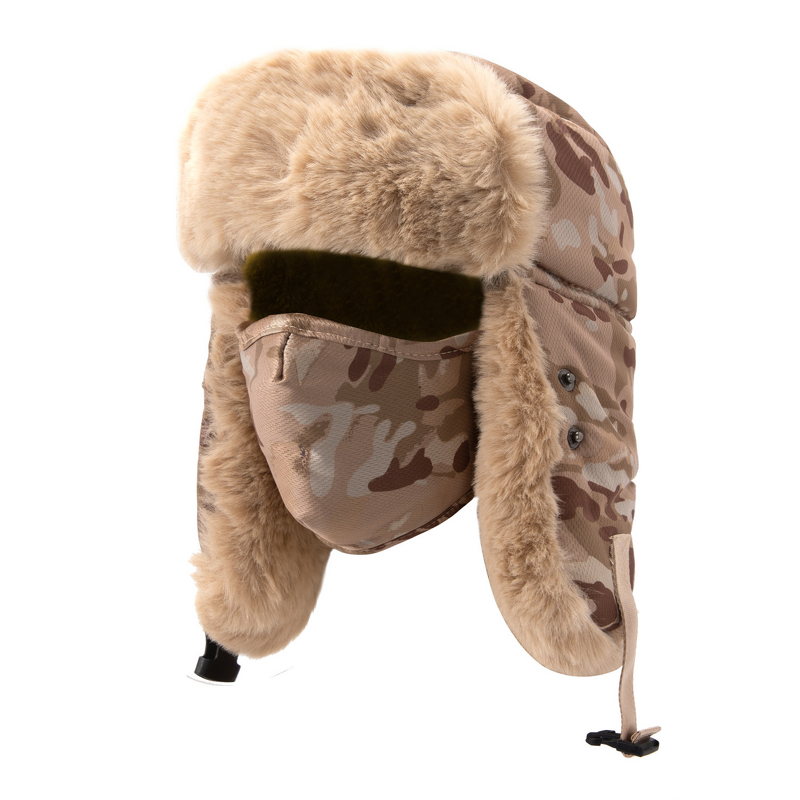 Earmuffs Hat Manufacturer - OEM/ODM Winter Camouflage Windproof Pilot
