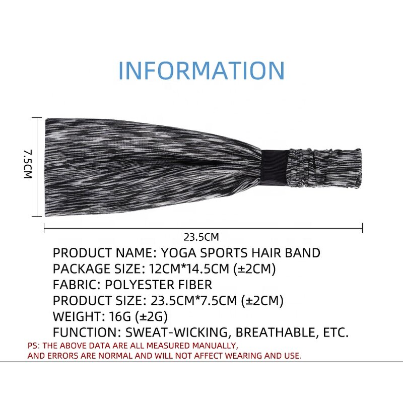 Headband Manufacturer - OEM/ODM Fashion Unisex Solid Color Hair Elastic