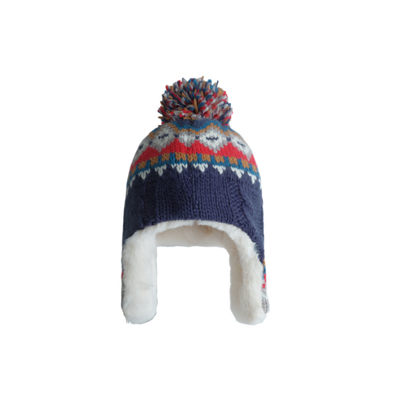 Knitted Hat Manufacturer - OEM/ODM Vintage Jacquard Warm Thickened Plus