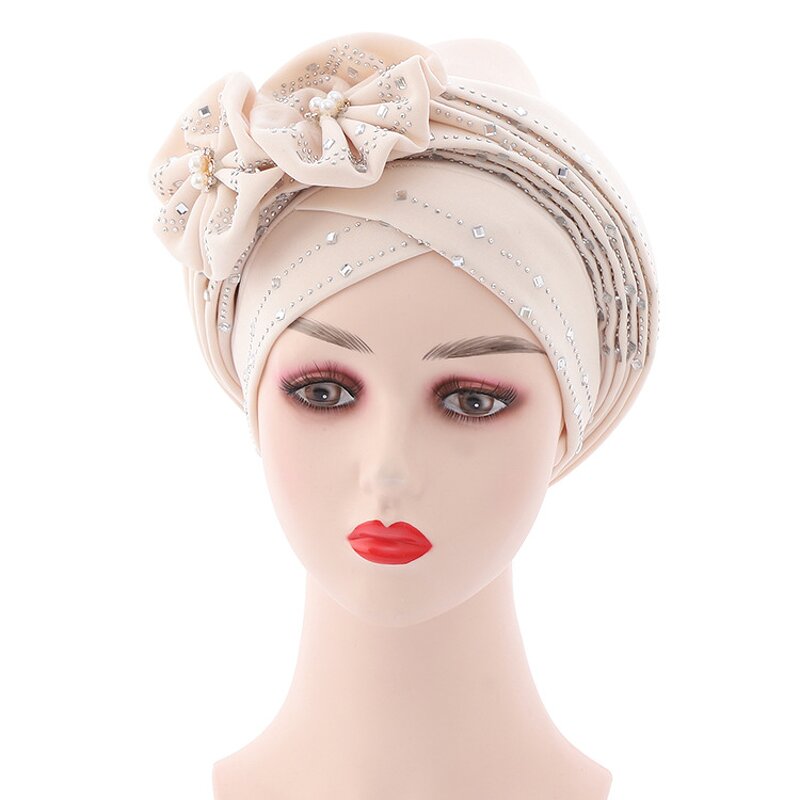 Turban Caps Manufacturer - OEM/ODM Hijabs Arab Popular Luxury Gold