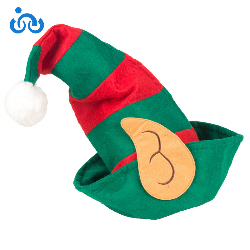Elf Hat Manufacturer - OEM/ODM Christmas Ear Red and Green Striped Party