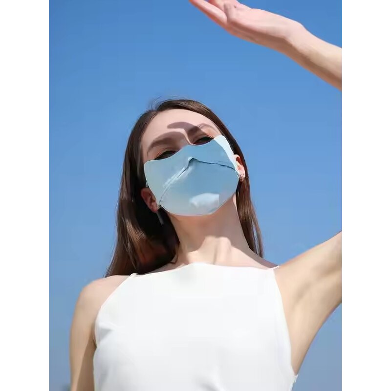 Face Mask Manufacturer - OEM/ODM Summer Ice Silk Sunscreen Full Face