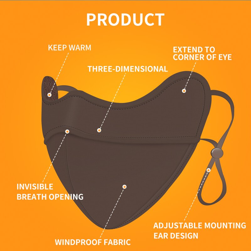 Cycling Mask Manufacturer - OEM/ODM Ruidong Autumn Winter Warm Fleece-Lined