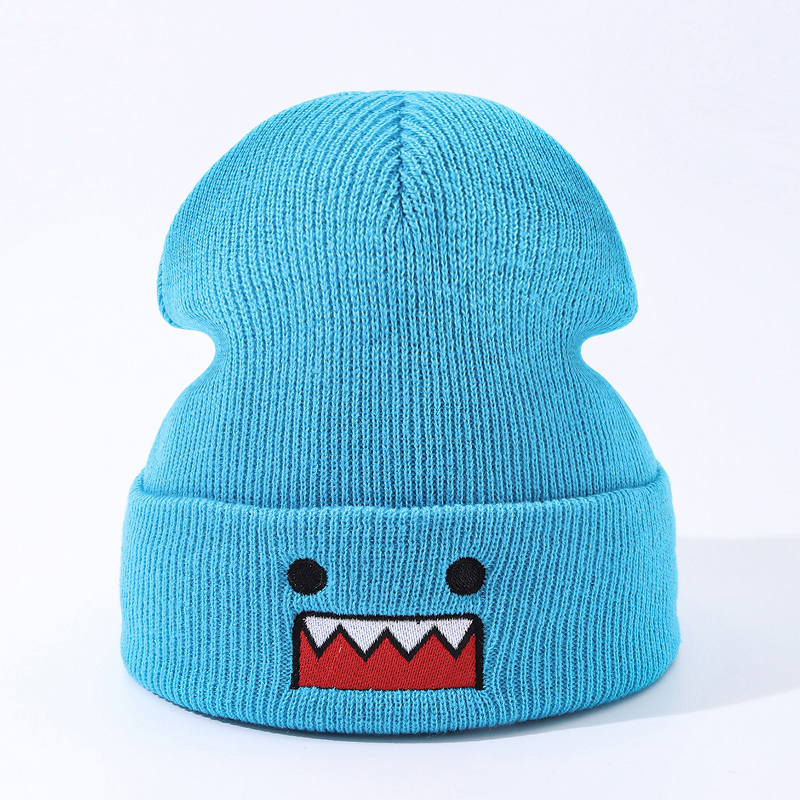 Knitted Hat Manufacturer - OEM/ODM Ins Cartoon Embroidery Funny Autumn