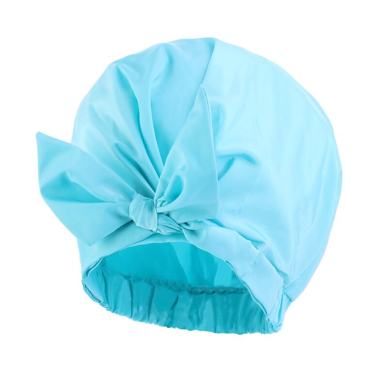 Shower Cap Manufacturer - Wholesale Fashion Waterproof Solid Color Satin