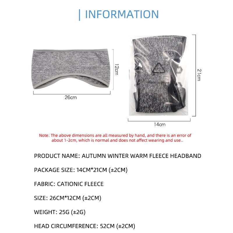 Winter Headband Manufacturer - OEM/ODM Warm Earmuffs Unisex Adjustable