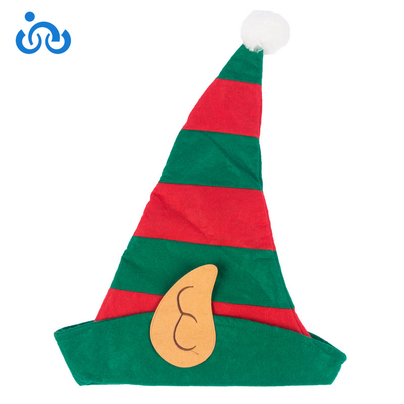 Elf Hat Manufacturer - OEM/ODM Christmas Ear Red and Green Striped Party