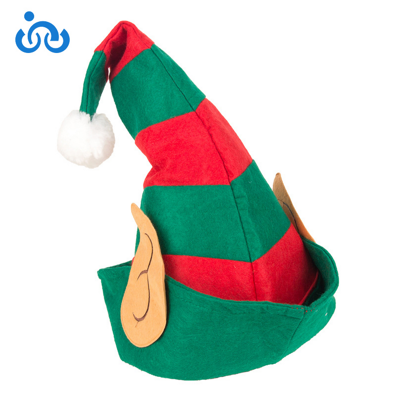 Elf Hat Manufacturer - OEM/ODM Christmas Ear Red and Green Striped Party