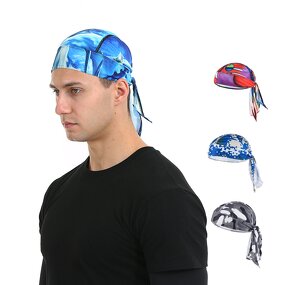 Pirate Turban Manufacturer - OEM/ODM Camouflage Sun Protection Printed